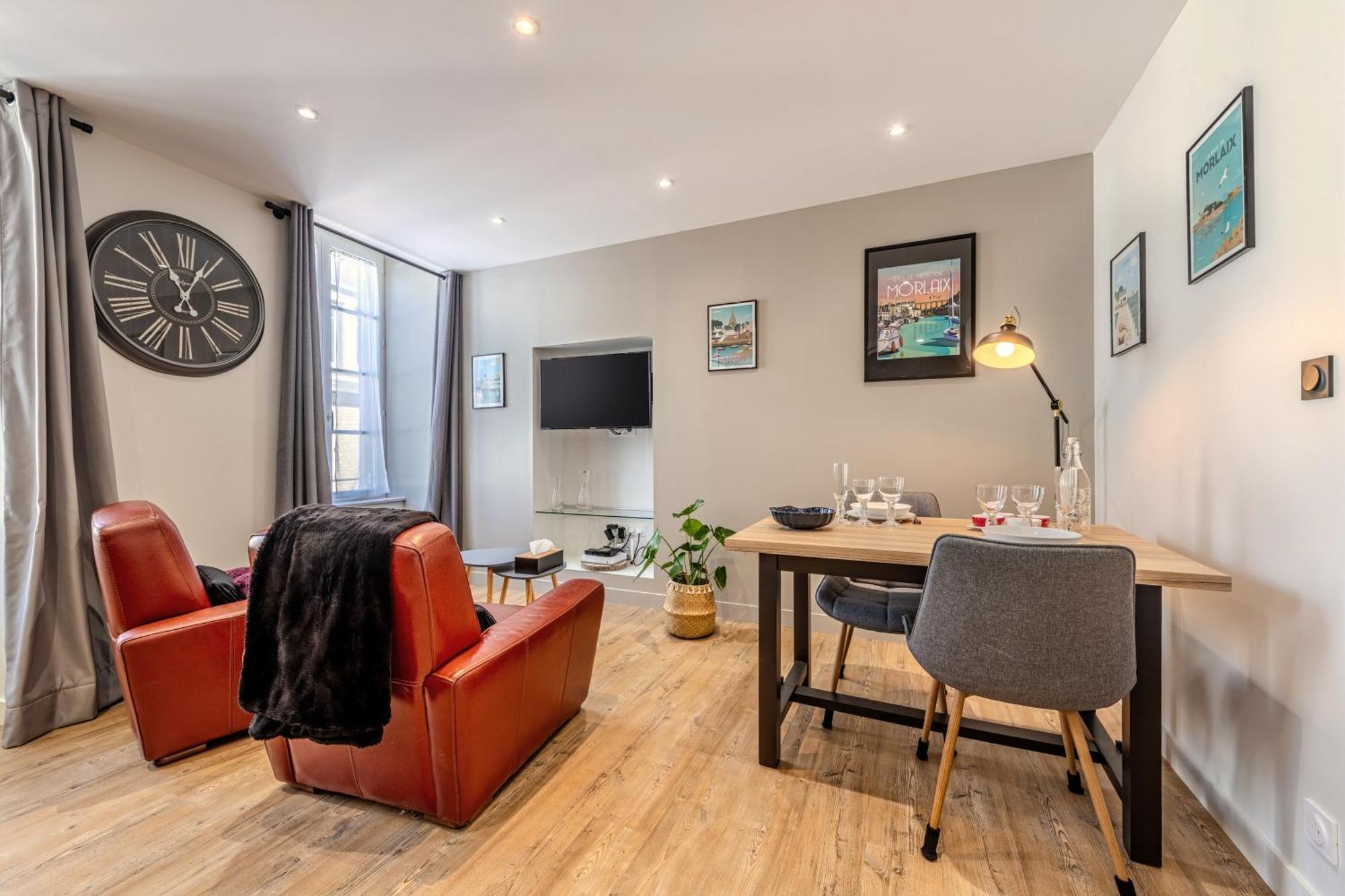 Appartement Du Theatre Morlaix Esterno foto